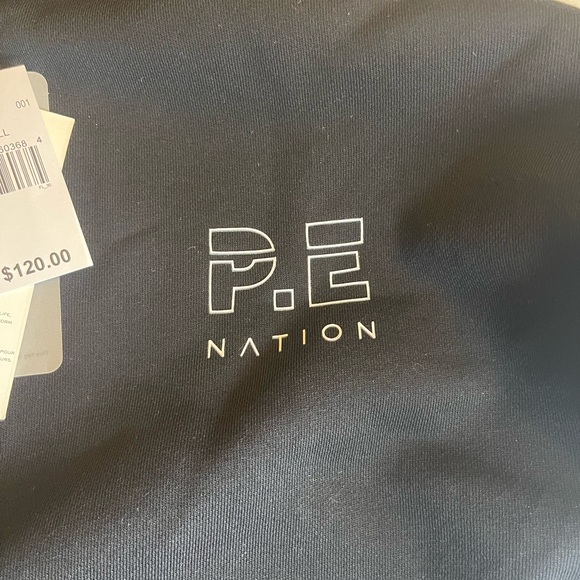 PE Nation x Asics Tracklite Black Hoodie Size Women’s Small - Picture 2 of 5